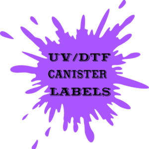 UV/DTF Canister Image Labels